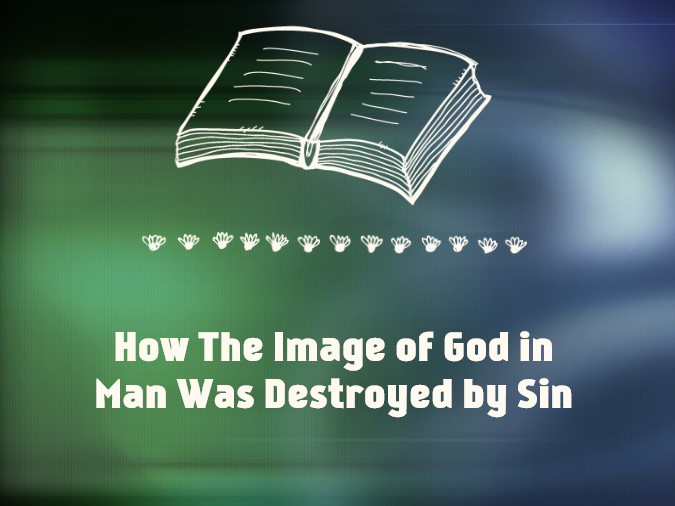 How The Image of God in Man Was Destroyed by Sin